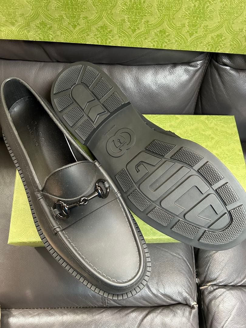 期間限定セール❗️GUCCIラバー ホースビット ローファー 29cm相当 11