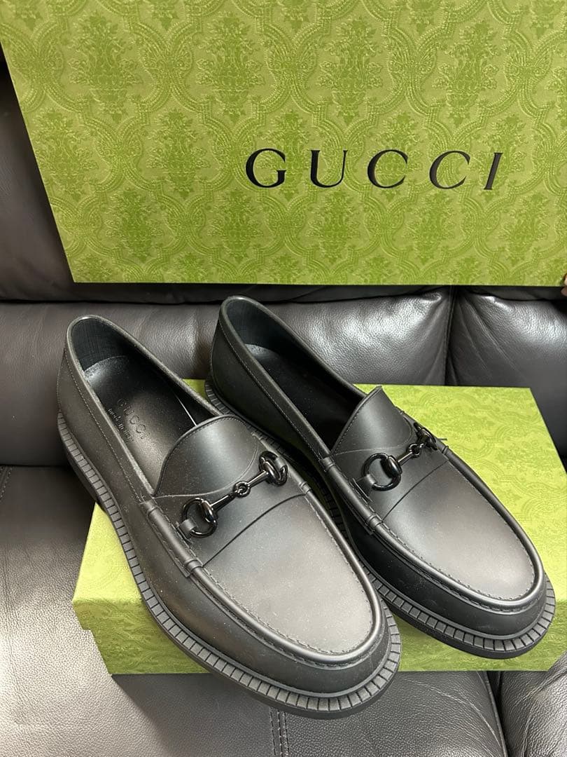 期間限定セール❗️GUCCIラバー ホースビット ローファー 29cm相当 11