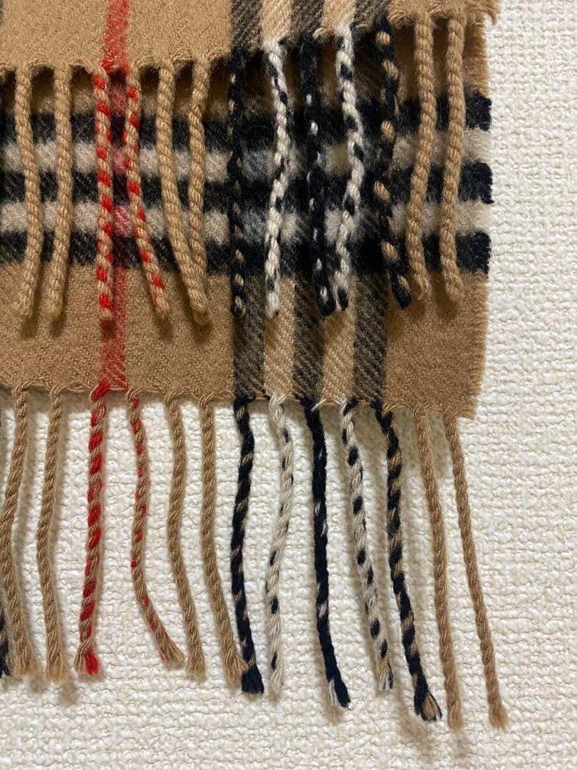 バーバリー マフラー　カシミヤ 100% 英国製