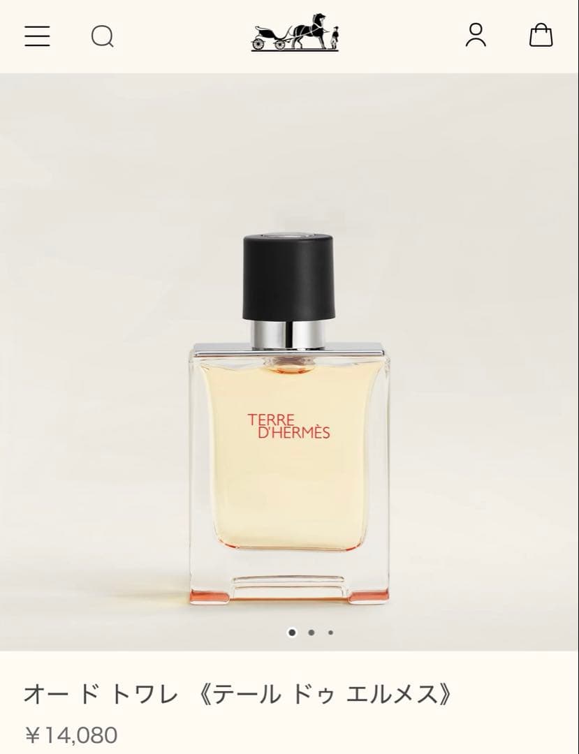 香水【エルメス】TERRE D HERMESテールドゥエルメス　１００ｍｌ