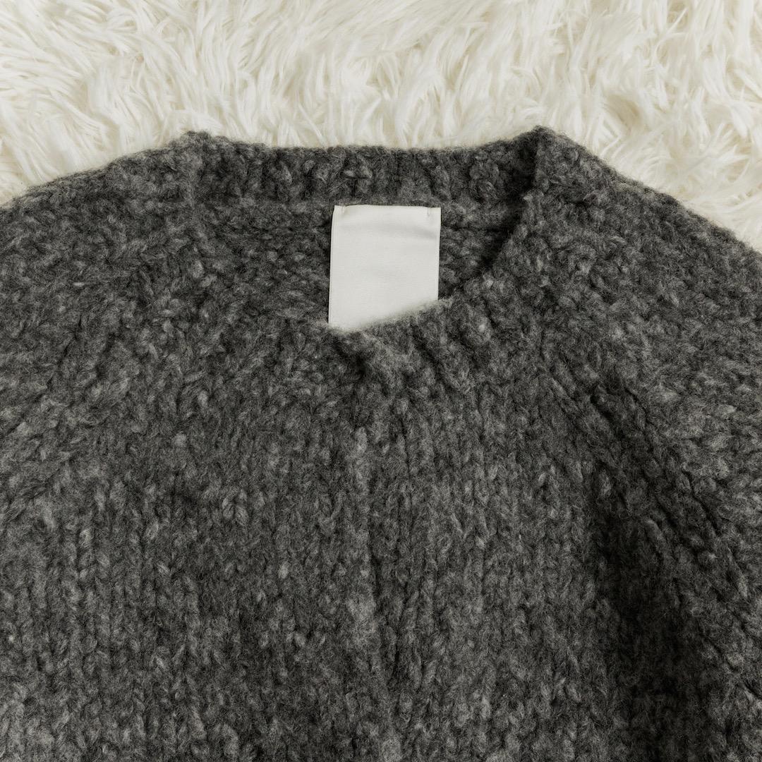Whim Gazette ウィムガゼット 25AW ハンドニットカーディガン