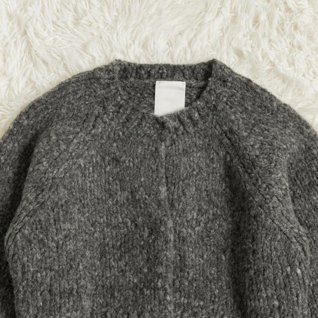 Whim Gazette ウィムガゼット 25AW ハンドニットカーディガン
