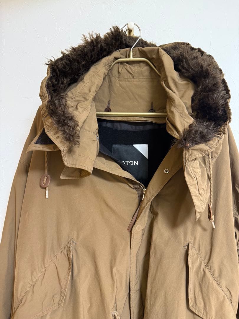 ATON エイトン AIR VENTILE FISHTAIL COAT 04