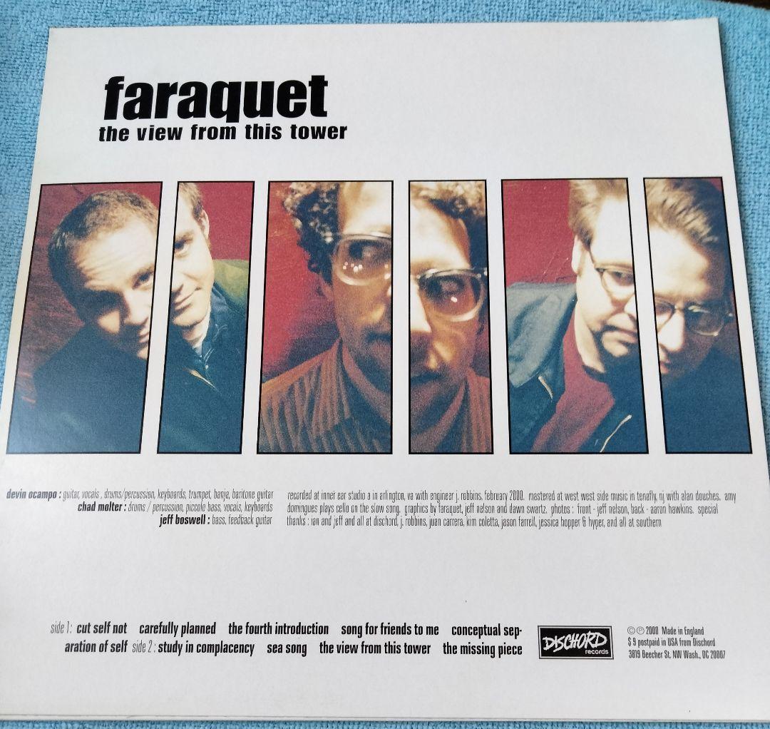洋楽 faraquet / the view from this tower LP