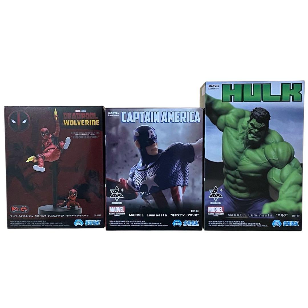 MARVEL マーベル ACT/CUTプレミアム フィギュア お得 4種セット