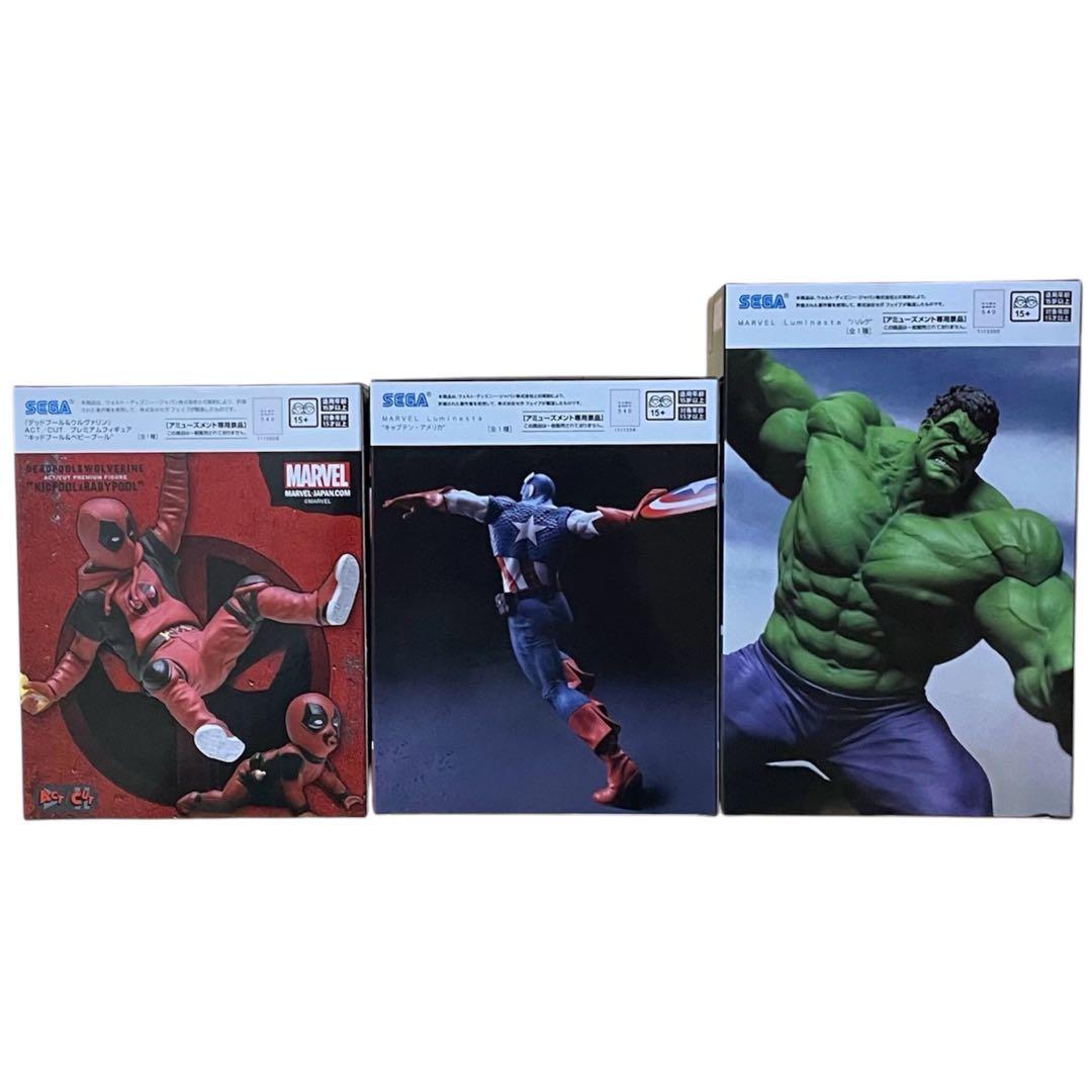 MARVEL マーベル ACT/CUTプレミアム フィギュア お得 4種セット