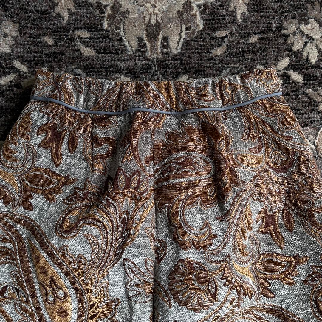 AMERI PAISLEY RUG SKIRT ロングスカート ジャガード M