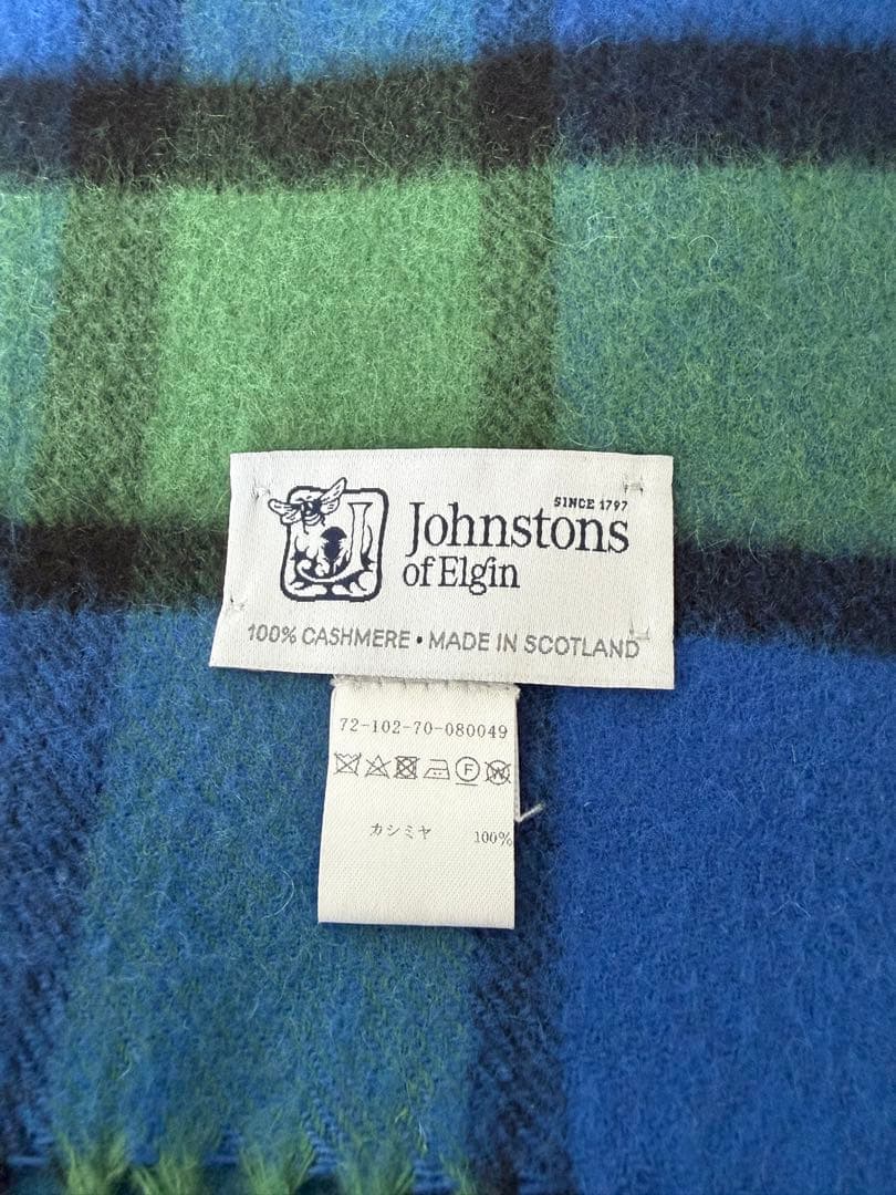 Johnstons of Elgin 100%カシミヤ ストール　エリバンク