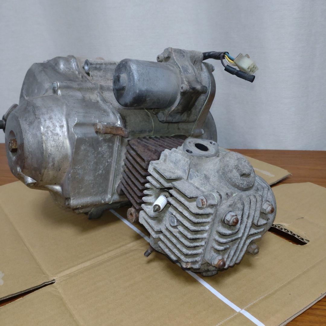 実働！ スーパーカブ 角目カブ セル付き 4速 エンジン
