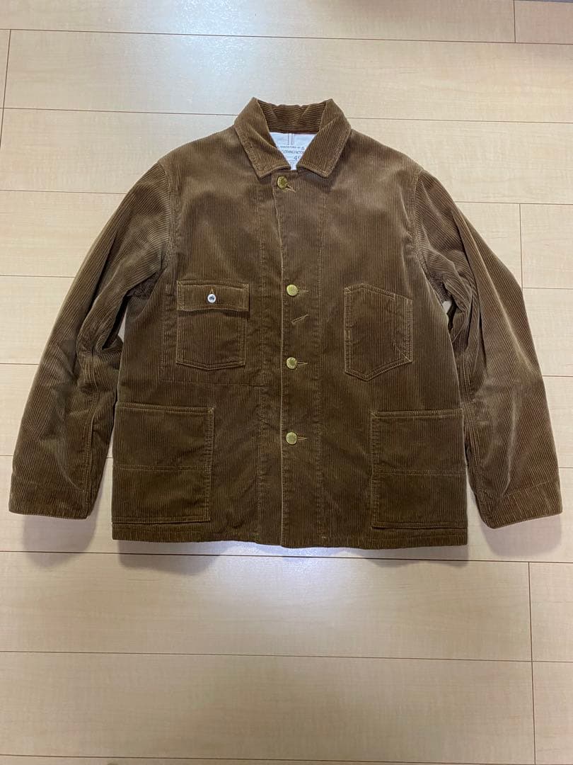 【美品】FULL COUNT コーデュロイ　カバーオール　40