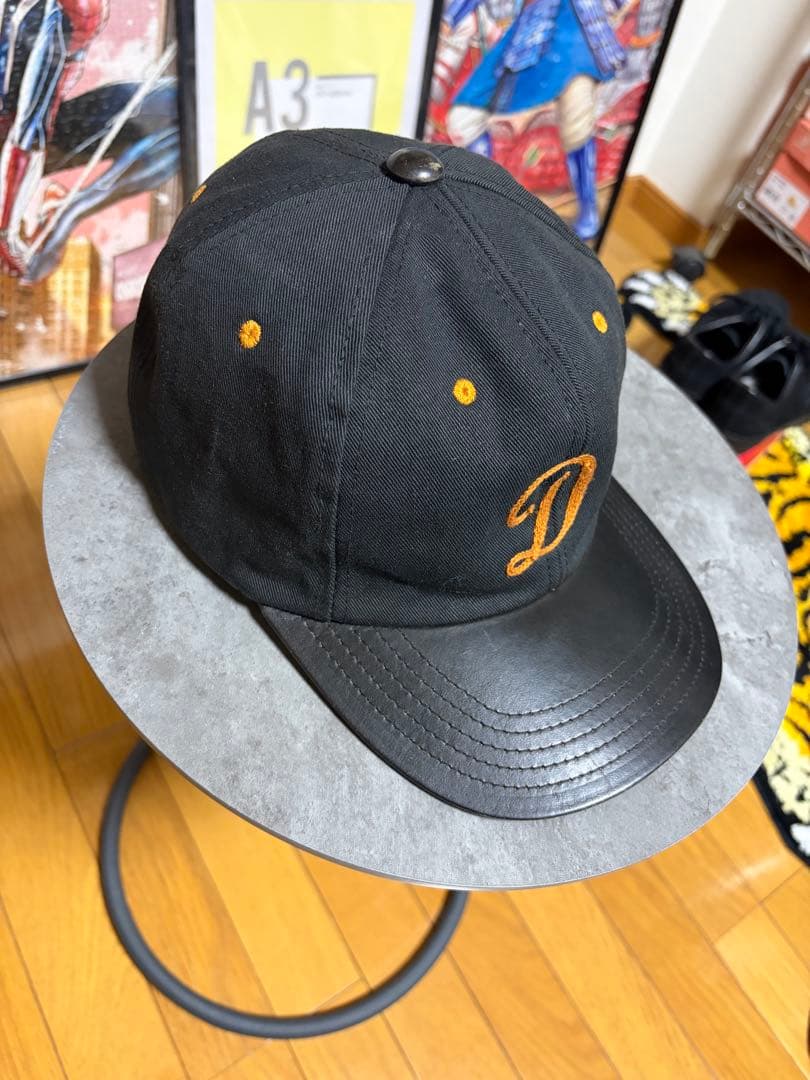 帽子 THE H.W.DOG&CO 2 TONE LEATHER COTTON CAP