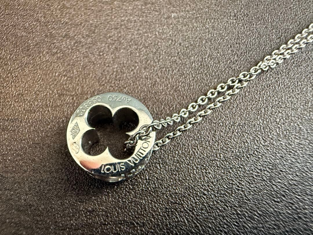 【極美品】LOUIS VUITTON アンプラントネックレス　ダイヤ