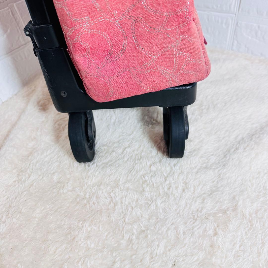 【良品】SWANY ウォーキングバッグ フローロ フラワー ボルドー 軽量