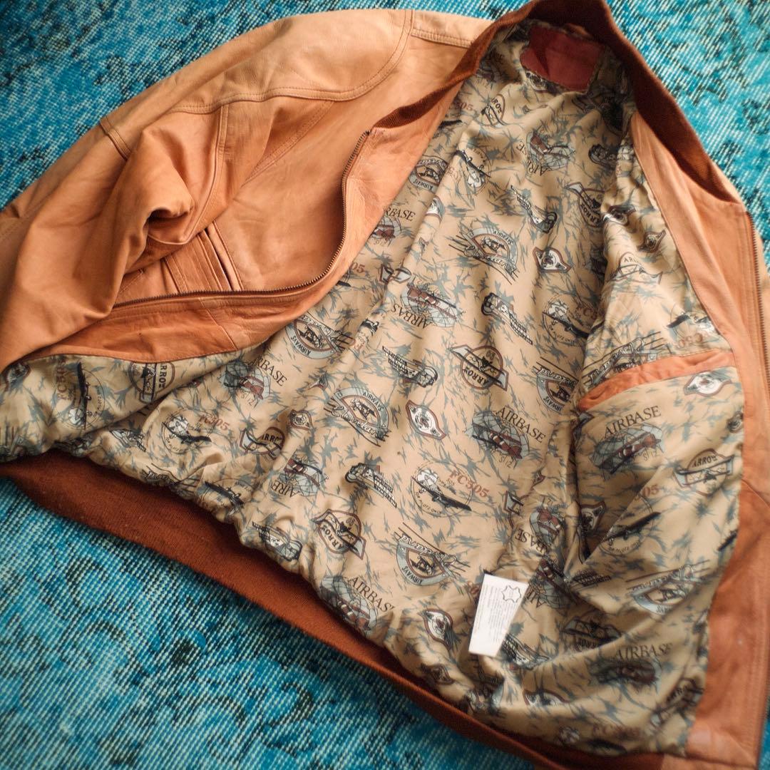 ジャケット・アウター 80s 90s GERMANY leather flight jacket