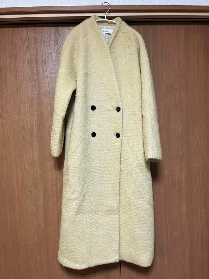 ジャケット・アウター anuke Collarless Shaggy Coat 36