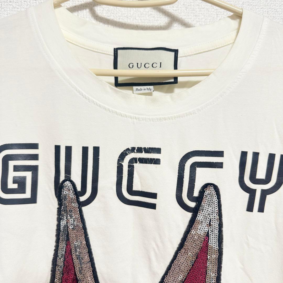 GUCCI　バックス・バニー　ゆるダボカットソー　Tシャツ　グッチ　スパンコール