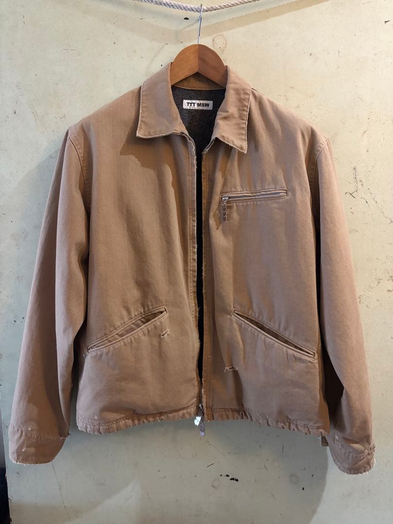 美品　ttt_msw 23aw boro work jacket ベージュ　L