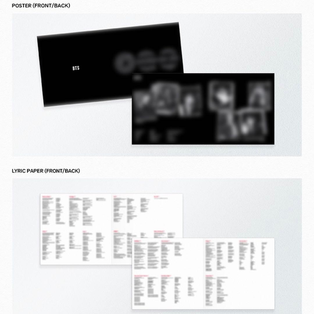 BTS アルバム アリラン デラックス Vinyl レコードB&W Ver.