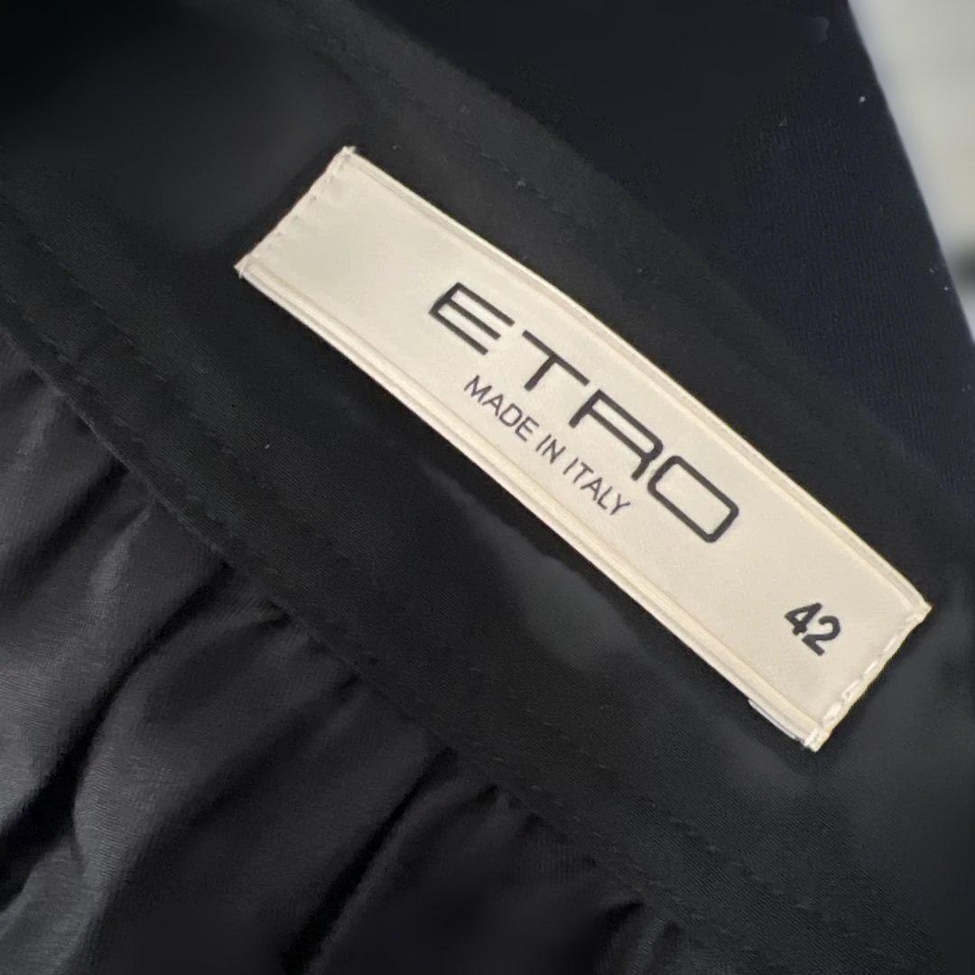 etro エトロ ワンピース チュニック レトロ シルク100% 古着 生地