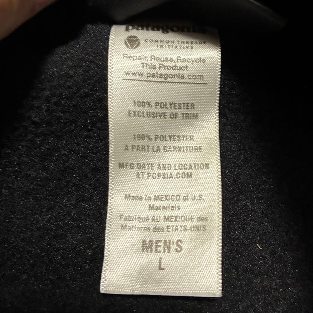 00s Patagonia シンチラ フリース ベスト 黒 ブラック L