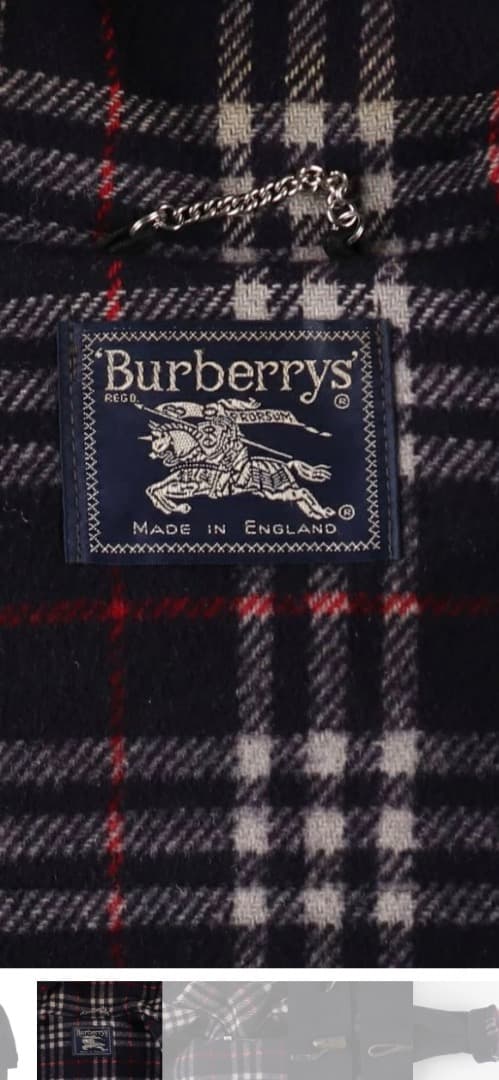 Burberrys ヴィンテージ　ダッフルコート ネイビー