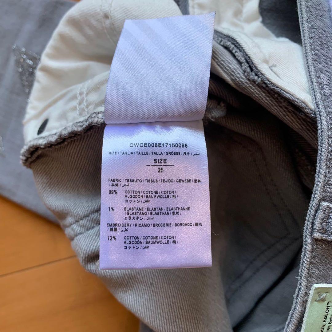 OFF-WHITE オフホワイト スキニーデニム