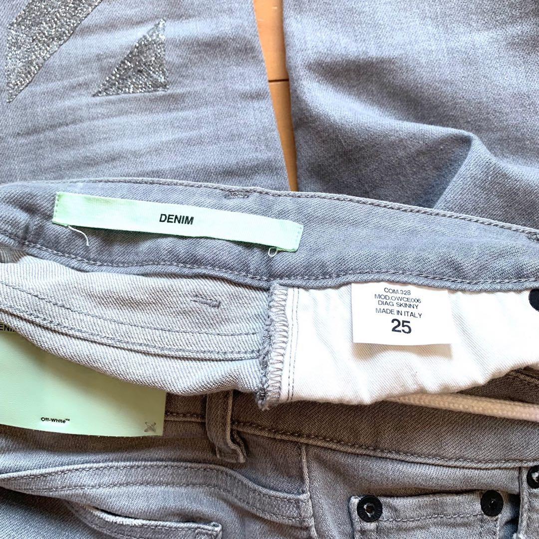 OFF-WHITE オフホワイト スキニーデニム