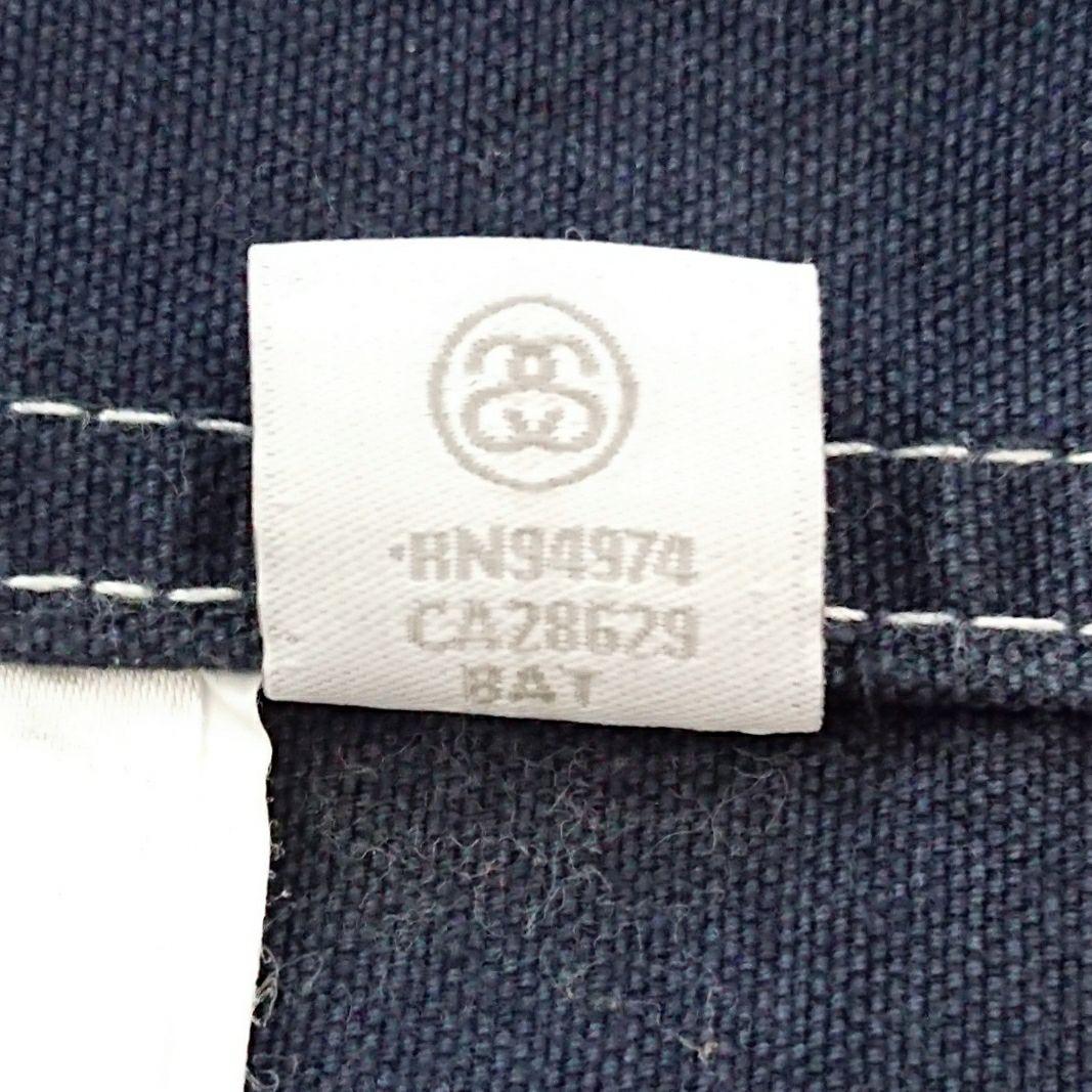 STUSSY ストック 刺繍 ロゴ 襟 切替 チョア ジャケット カバーオール