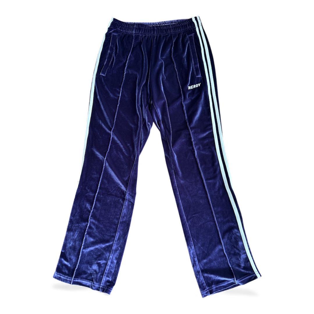【極美品】NERDY ノルディ ベロア セットアップ パープル M Y2K