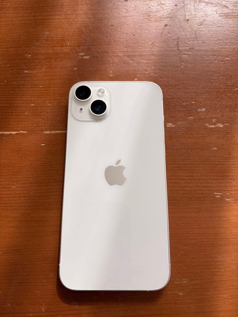 【美品】Apple iPhone 14 Plus ホワイト 本体