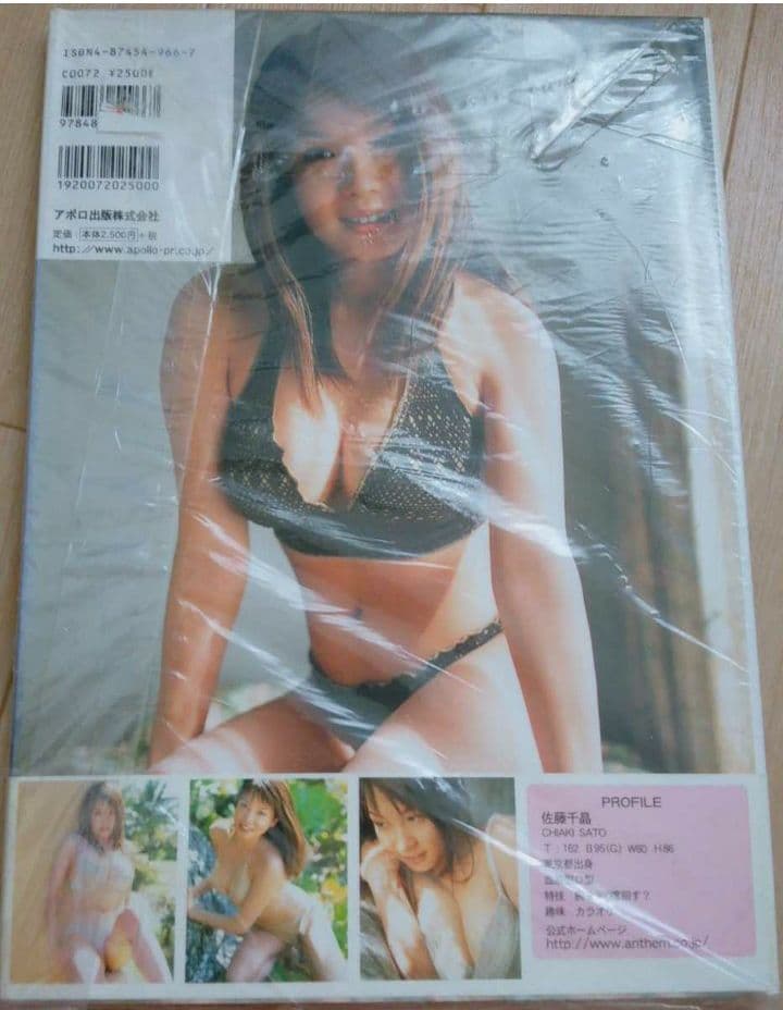 佐藤千晶 サイン付き写真集 新品未開封 アポロ出版 入手困難