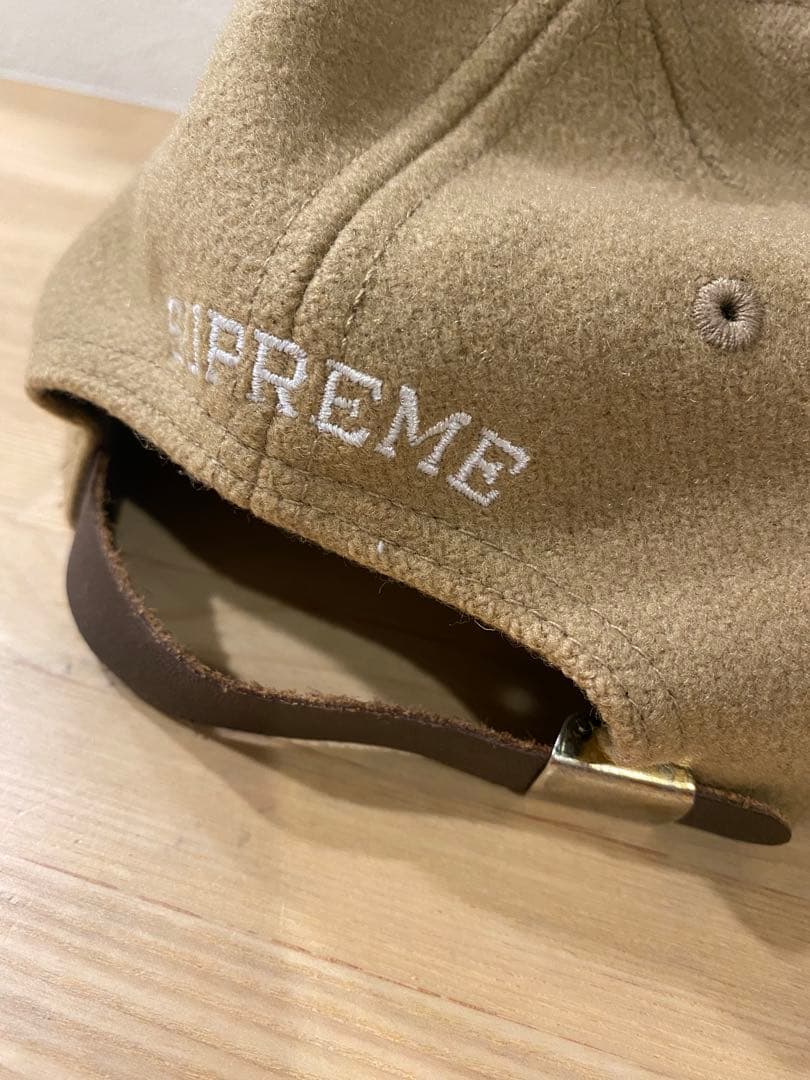 SUPREME ベージュ ウールキャップ