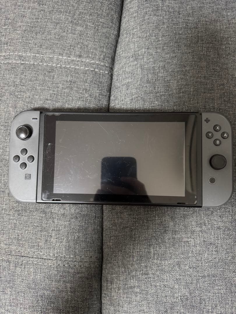 Nintendo Switch 本体 グレー ゲームカード5枚付き