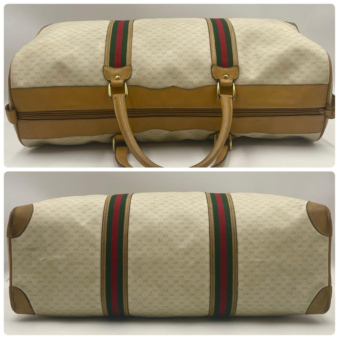 GUCCI グッチ GGスプリーム シェリーライン 大容量 ボストンバッグ 旅行