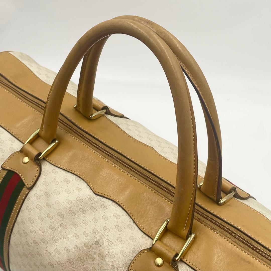 GUCCI グッチ GGスプリーム シェリーライン 大容量 ボストンバッグ 旅行