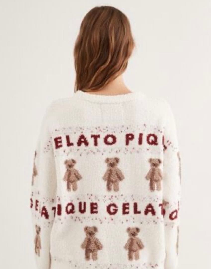 gelato pique アグリーベアジャガードプルオーバー ジェラートピケ