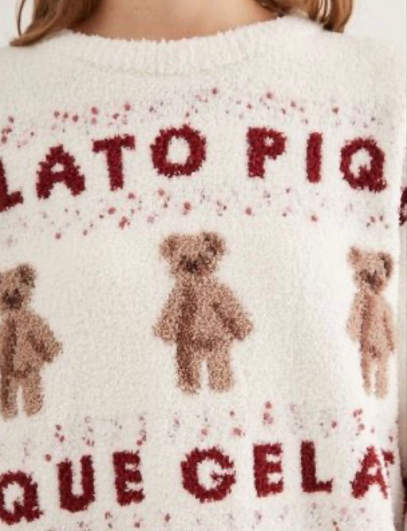 gelato pique アグリーベアジャガードプルオーバー ジェラートピケ