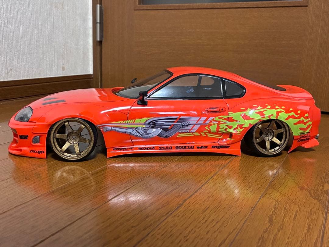 アディクション　80スープラ　BOMEX ラジコンボディ