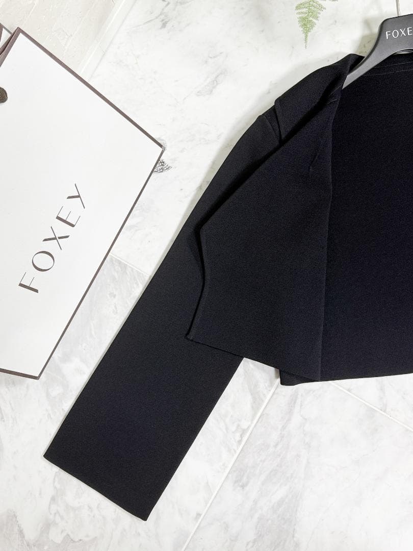 未使用★FOXEY/フォクシー 42 ニットジャケット サハラ'24年商品