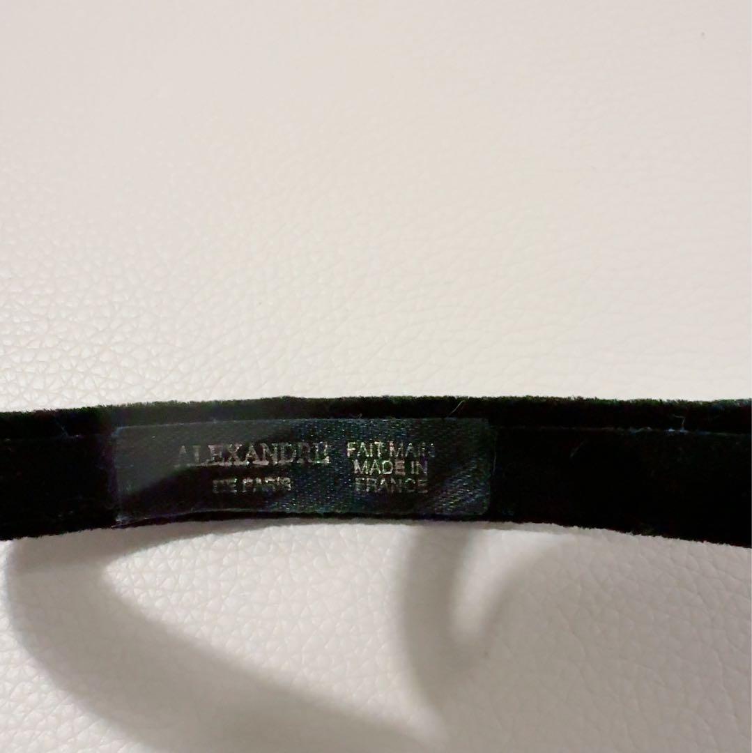 Alexandre de Paris ベロア　カチューシャ　10mm