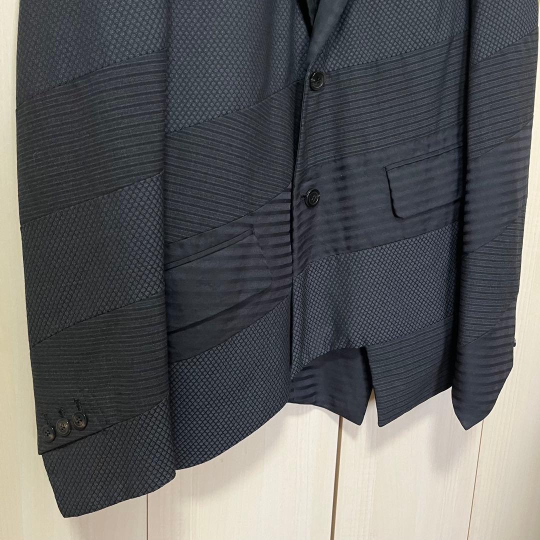 COMME des GARCONS HOMME PLUS螺旋ストライプジャケット