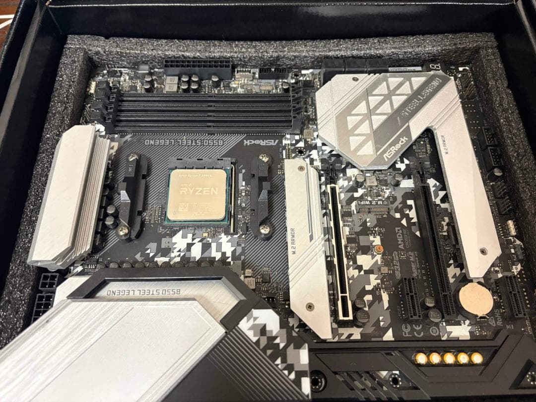 Ryzen7 5800X&B550 Steel Legend　箱付き