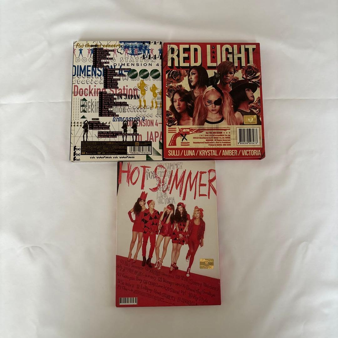 f(x) CD DVDアルバム３枚セット