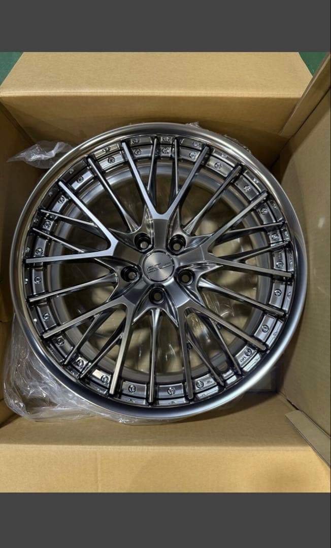 新品　20インチ 5H114.3 8J+47 ４本　グリミットシルバー SG2