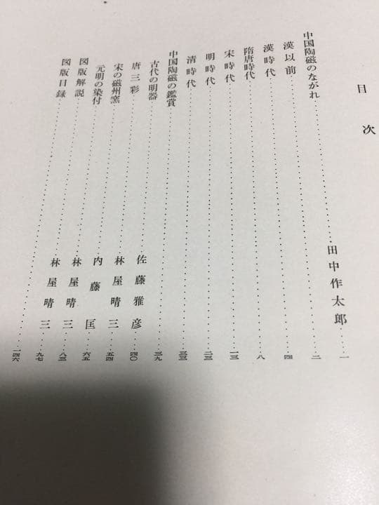 古書 昭和30年 中国の陶磁