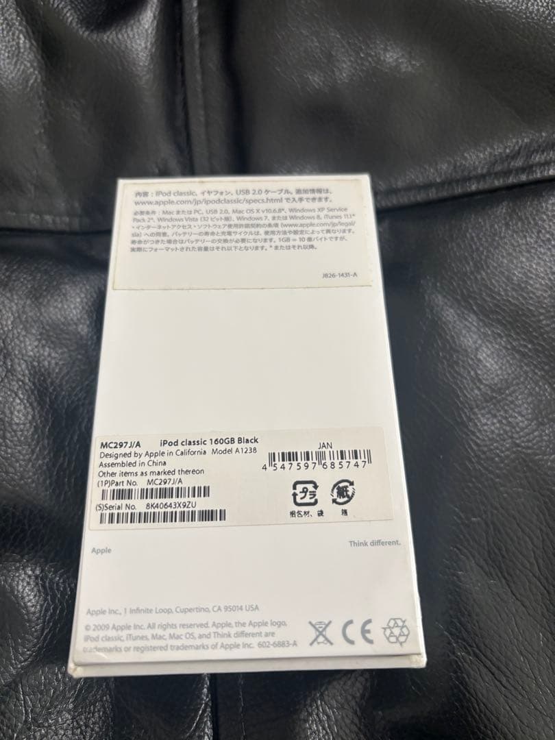 iPod Classic 160GB ブラック 世代不明
