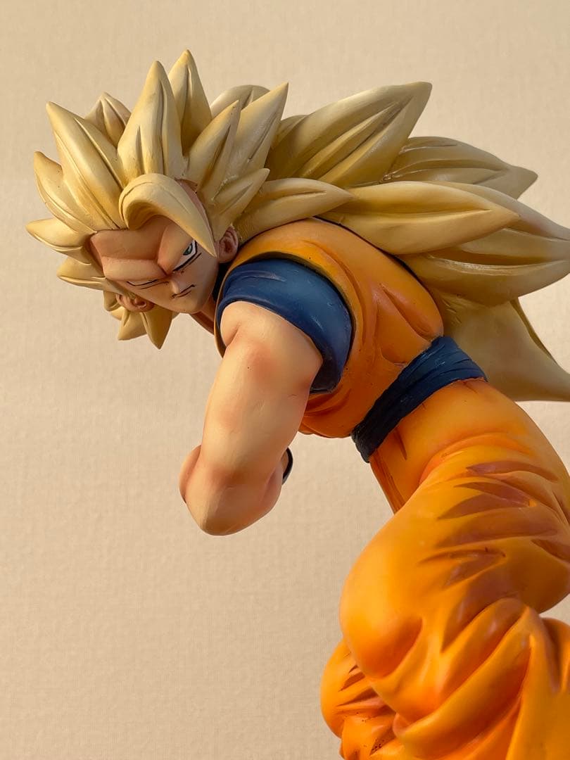 ドラゴンボール②　一品物　超サイヤ人 孫悟空　スーパーサイヤ人３　創作品　完成品