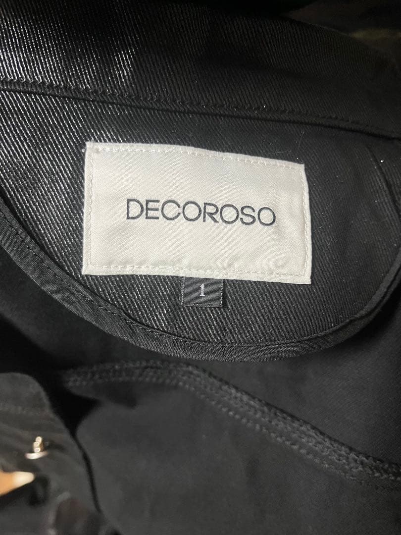 DECOROSUコーティングデニムジャケット　サイズ1