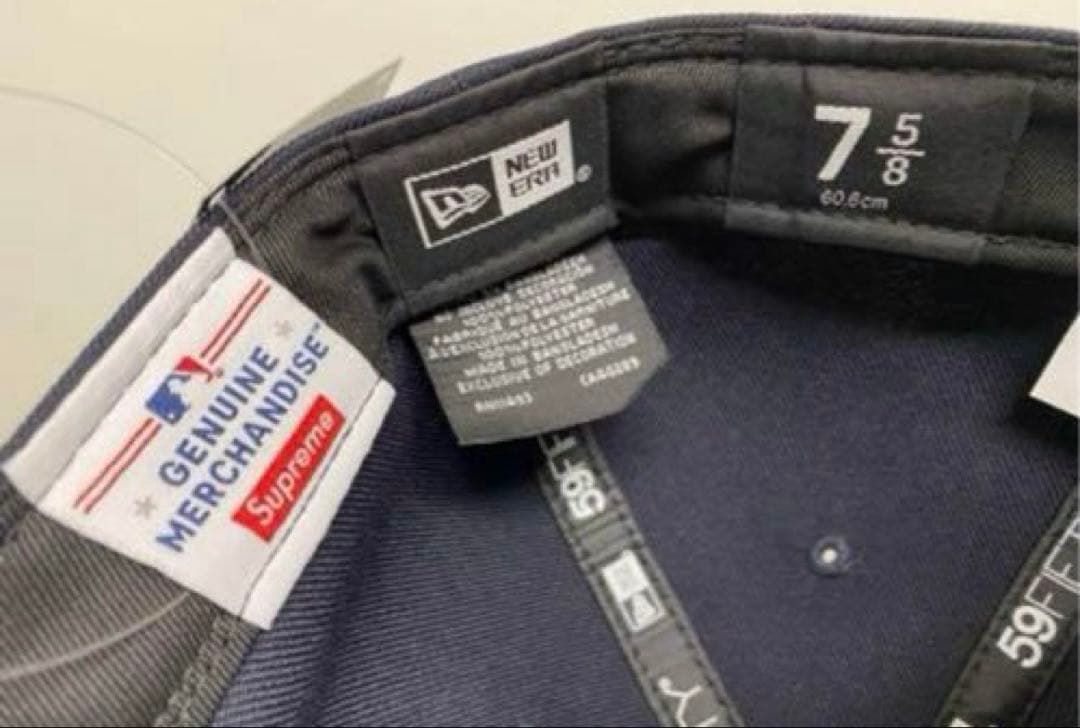 ◼️新品未使用◼️紺ヤンキース◼️supreme MLB BoxLogo NewEra