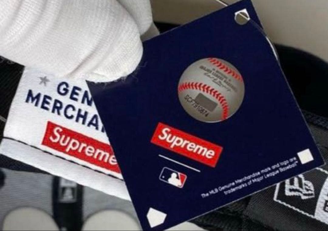 ◼️新品未使用◼️紺ヤンキース◼️supreme MLB BoxLogo NewEra